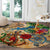 Anguilla Round Carpet Geographic Coordinate Anchor - Turlte Tropical