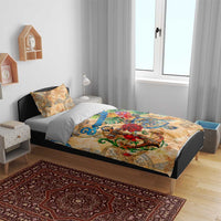 Bermuda Bedding Set Geographic Coordinate Anchor - Turlte Tropical
