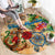 Sint Maarten Round Carpet Geographic Coordinate Anchor - Turlte Tropical