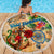 Saint Barthelemy Beach Blanket Geographic Coordinate Anchor - Turlte Tropical