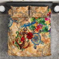 Montserrat Bedding Set Geographic Coordinate Anchor - Turlte Tropical
