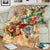 Montserrat Blanket Geographic Coordinate Anchor - Turlte Tropical