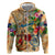 Montserrat Zip Hoodie Geographic Coordinate Anchor - Turlte Tropical