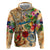 Montserrat Zip Hoodie Geographic Coordinate Anchor - Turlte Tropical