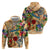 Montserrat Zip Hoodie Geographic Coordinate Anchor - Turlte Tropical