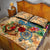 Bay Islands Department Quilt Bed Set Geographic Coordinate Anchor - Turlte Tropical