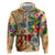 Bay Islands Department Zip Hoodie Geographic Coordinate Anchor - Turlte Tropical