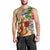 Martinique Men Tank Top Geographic Coordinate Anchor - Turlte Tropical