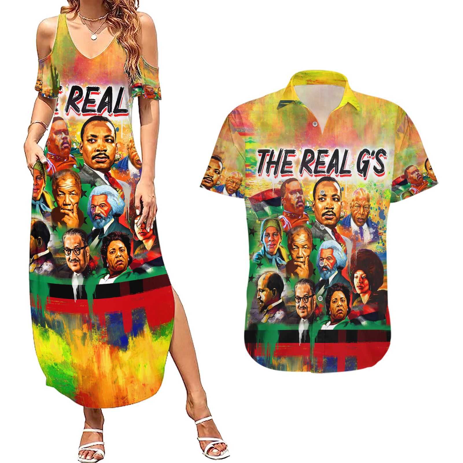 the-real-gs-couples-matching-summer-maxi-dress-and-hawaiian-shirt-civil-rights-leaders