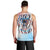 Skull Girl Men Tank Top Never Fck Given - Wonder Print Shop