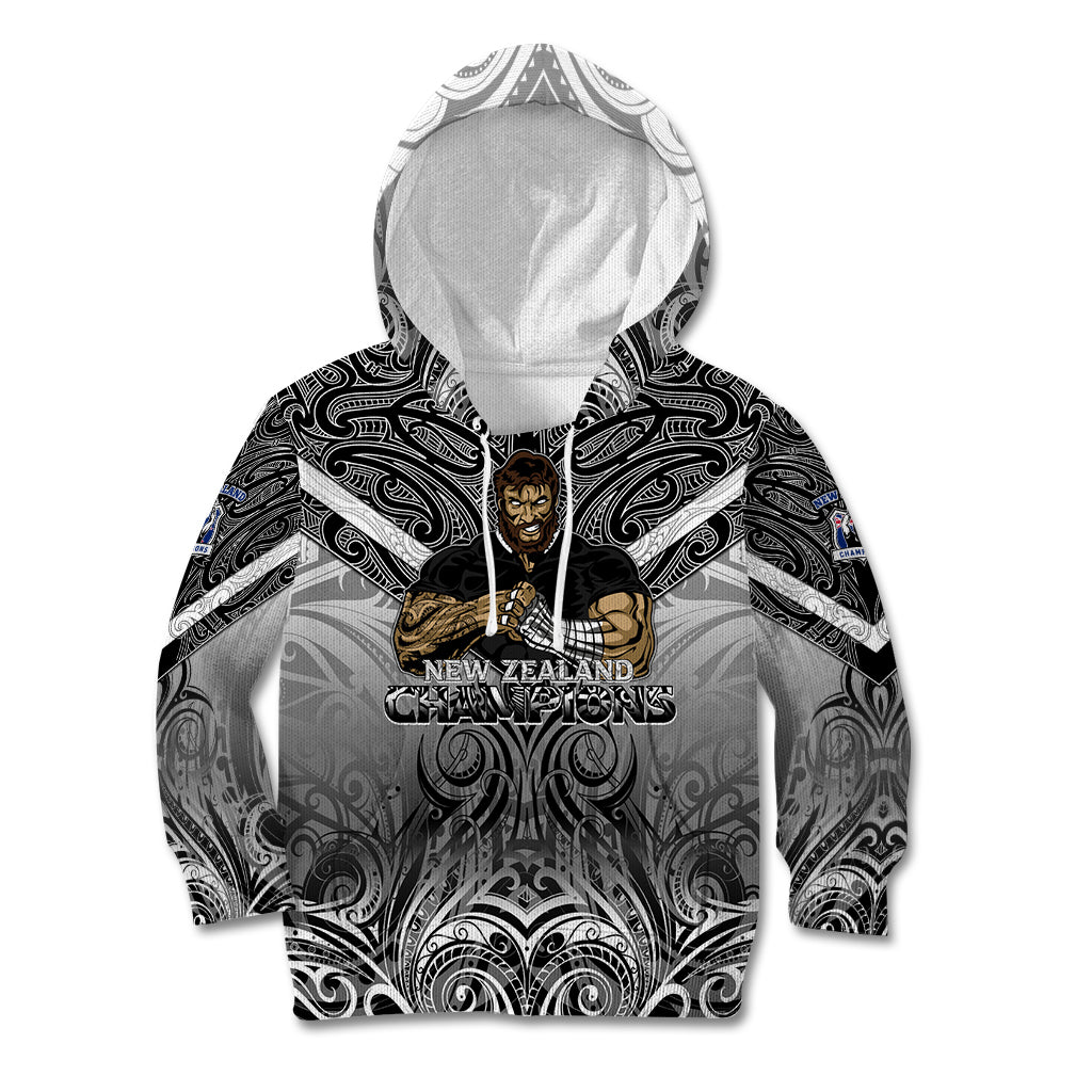 New Zealand Kid Hoodie Rugby Aotearoa Champions - Wonder Print Shop