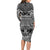 New Zealand Long Sleeve Bodycon Dress Rugby Aotearoa Champions - Wonder Print Shop