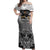 New Zealand Off Shoulder Maxi Dress Rugby Aotearoa Champions - Wonder Print Shop