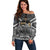 New Zealand Off Shoulder Sweater Rugby Aotearoa Champions - Wonder Print Shop