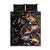 Peacock Bass Fishing Quilt Bed Set Waves Art