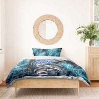 Striped Bass Fishing Bedding Set Bold Ocean Angler Design - Wonder Print Shop