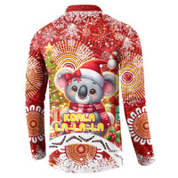 Koality Christmas Button Sweatshirt Cute Aussie Koala Holiday - Wonder Print Shop