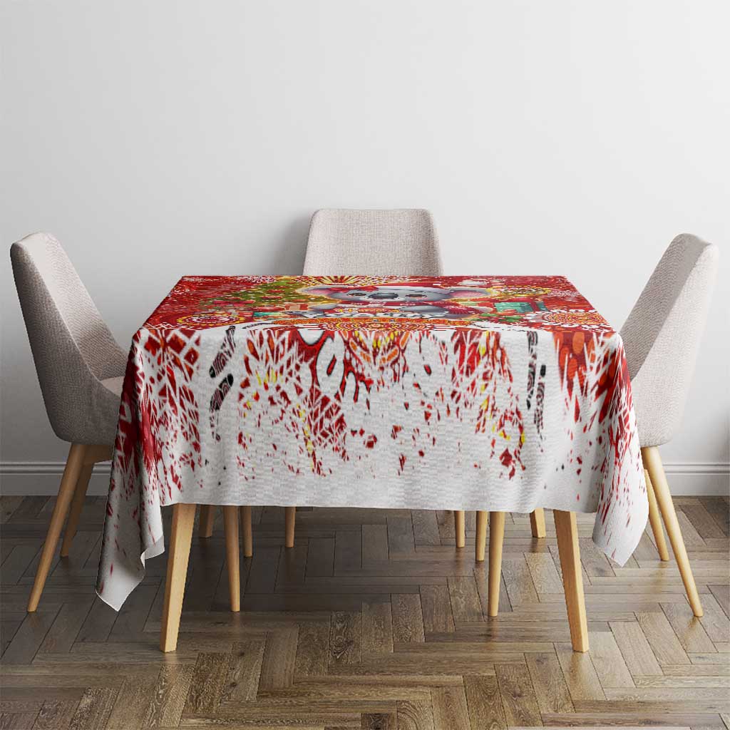 Koality Christmas Tablecloth Cute Aussie Koala Holiday - Wonder Print Shop