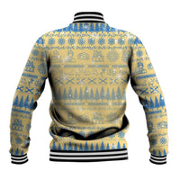 Merry Christmas Scotland Baseball Jacket Xmas Travel Map - Wonder Print Shop