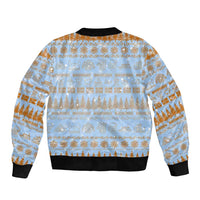 Merry Christmas Iceland Bomber Jacket Xmas Travel Map - Wonder Print Shop