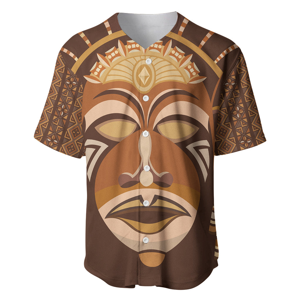 African Women Baseball Jersey Tribal Ethnic Mask - Wonder Print Shop