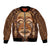 African Women Bomber Jacket Tribal Ethnic Mask - Wonder Print Shop