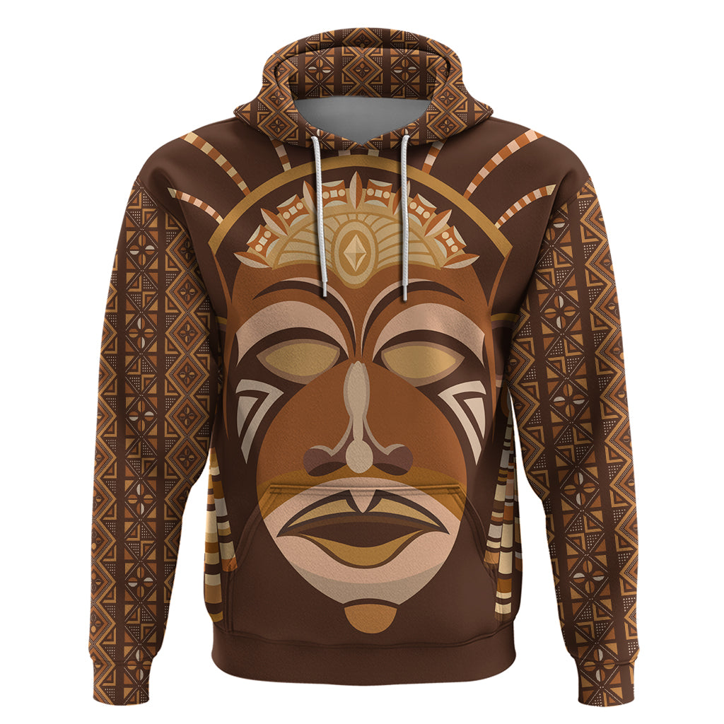 African Women Hoodie Tribal Ethnic Mask - Wonder Print Shop