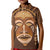 African Women Kid Polo Shirt Tribal Ethnic Mask - Wonder Print Shop