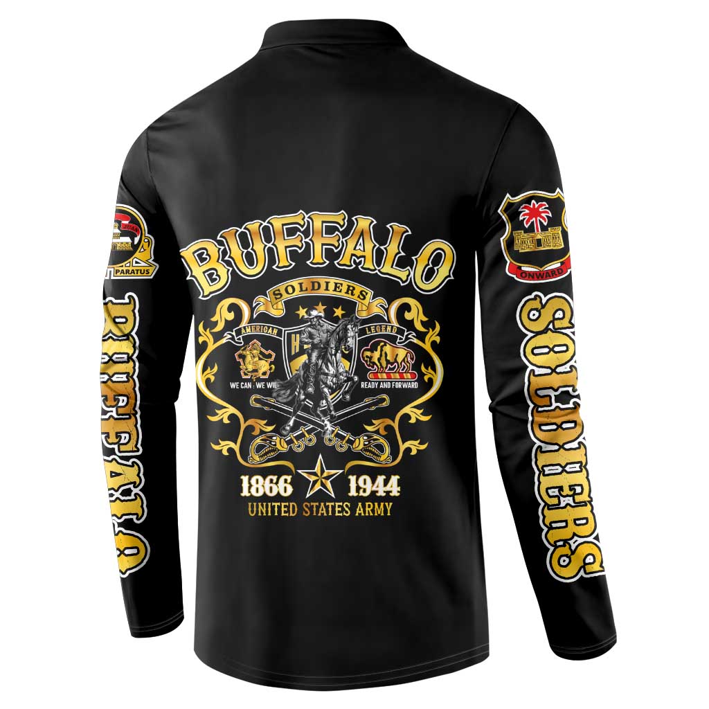 Buffalo Soldiers 1866-1944 Button Sweatshirt American Legend