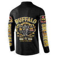 Buffalo Soldiers 1866-1944 Button Sweatshirt American Legend