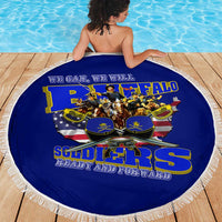 We Can We Will Buffalo Soldiers Beach Blanket Ready and Forward