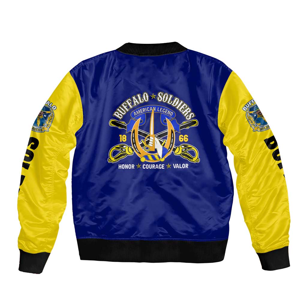 We Can We Will Buffalo Soldiers Bomber Jacket Ready and Forward
