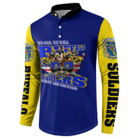 We Can We Will Buffalo Soldiers Button Sweatshirt Ready and Forward