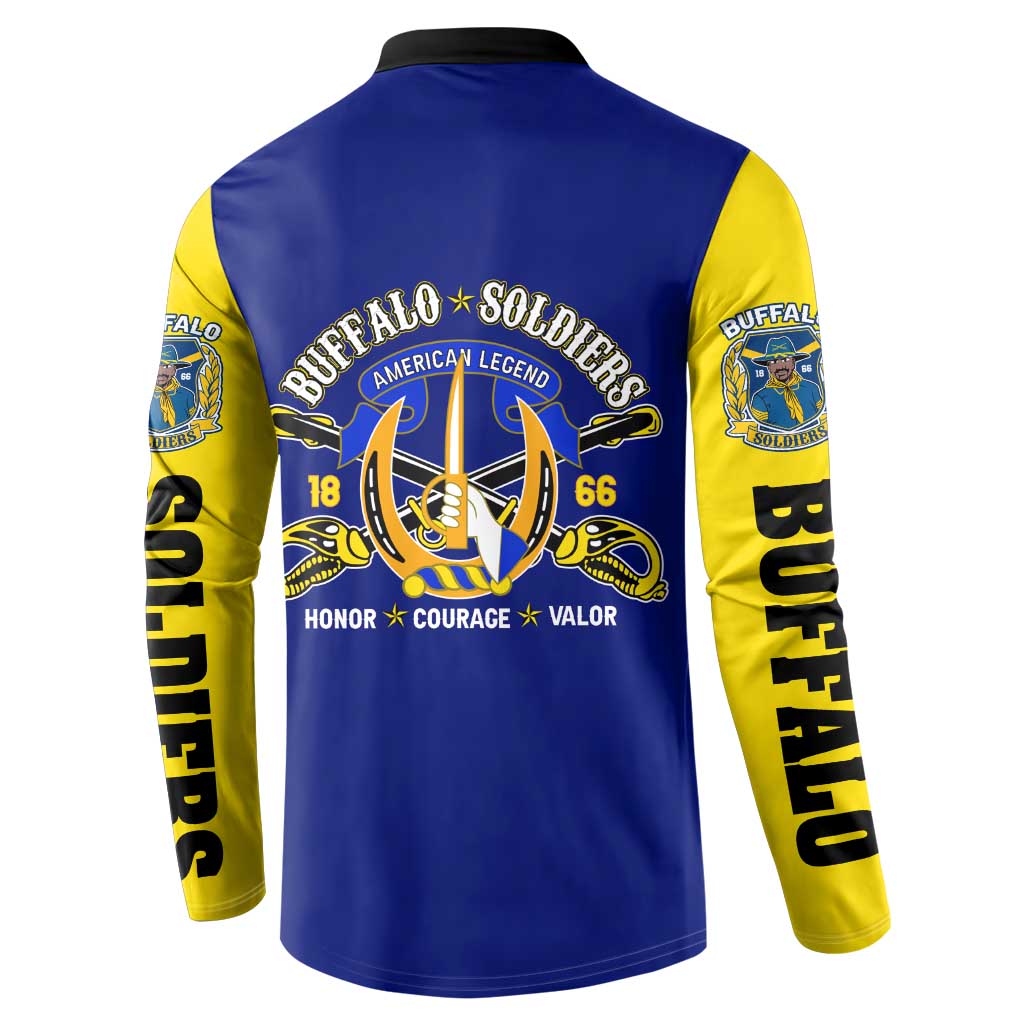 We Can We Will Buffalo Soldiers Button Sweatshirt Ready and Forward