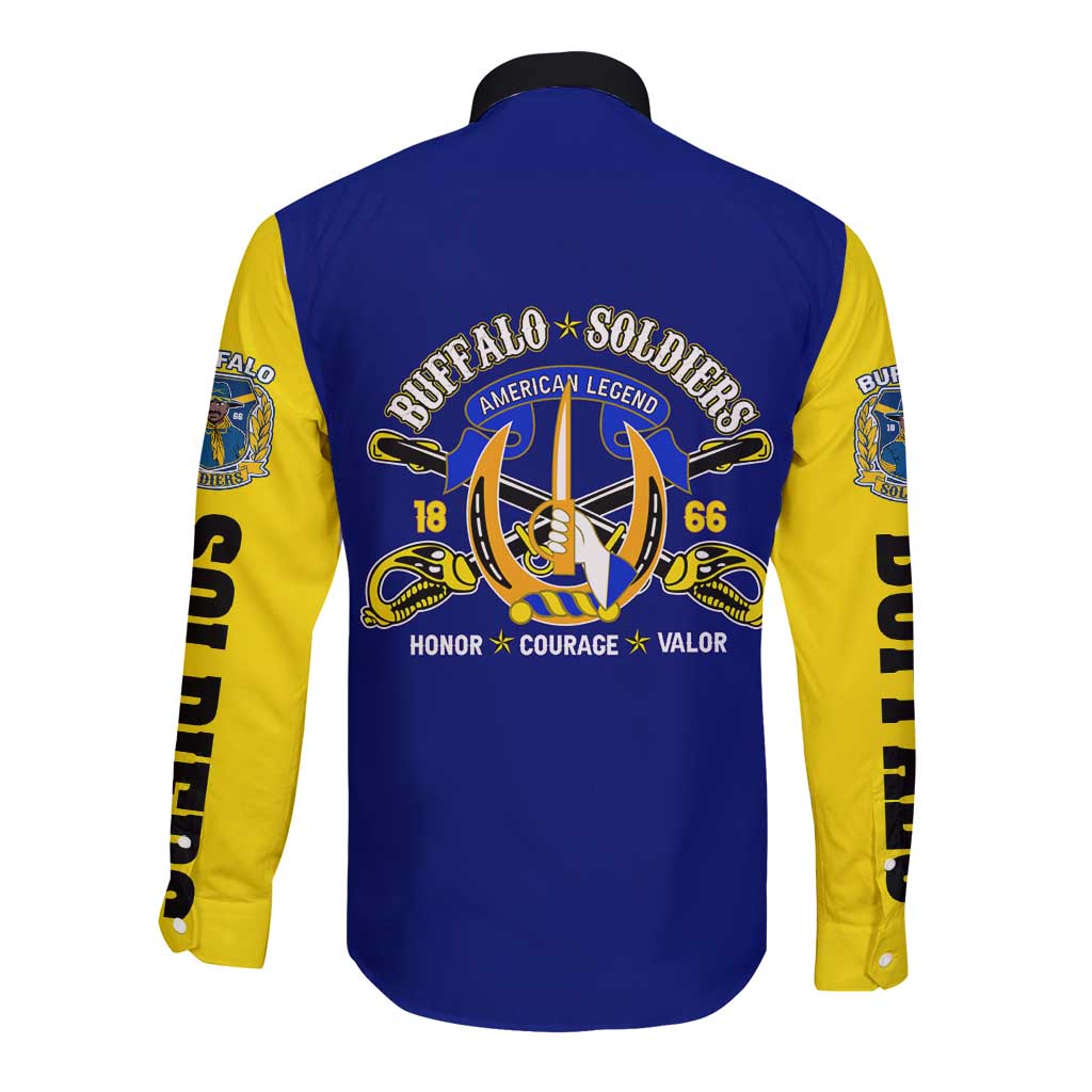 We Can We Will Buffalo Soldiers Long Sleeve Button Shirt Ready and Forward