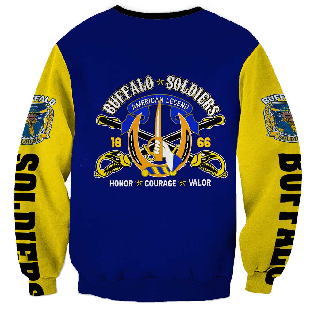 We Can We Will Buffalo Soldiers Sweatshirt Ready and Forward