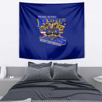 We Can We Will Buffalo Soldiers Tapestry Ready and Forward