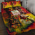 The Legend of Reggae Quilt Bed Set Bob One Love Colorful Art