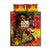 The Legend of Reggae Quilt Bed Set Bob One Love Colorful Art