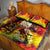 The Legend of Reggae Quilt Bed Set Bob One Love Colorful Art