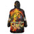 Bob King Of Reggae Wearable Blanket Hoodie Rastafari Lion - You Never Know How Strong You Are