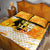 Legend Bob Reggae Quilt Bed Set One Love One Heart Tropical Leaf