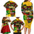 Black History Month Family Matching Long Sleeve Bodycon Dress and Hawaiian Shirt Strength Love and Justice Typography