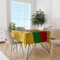 Black History Month Tablecloth Strength Love and Justice Typography