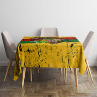 Black History Month Tablecloth Strength Love and Justice Typography