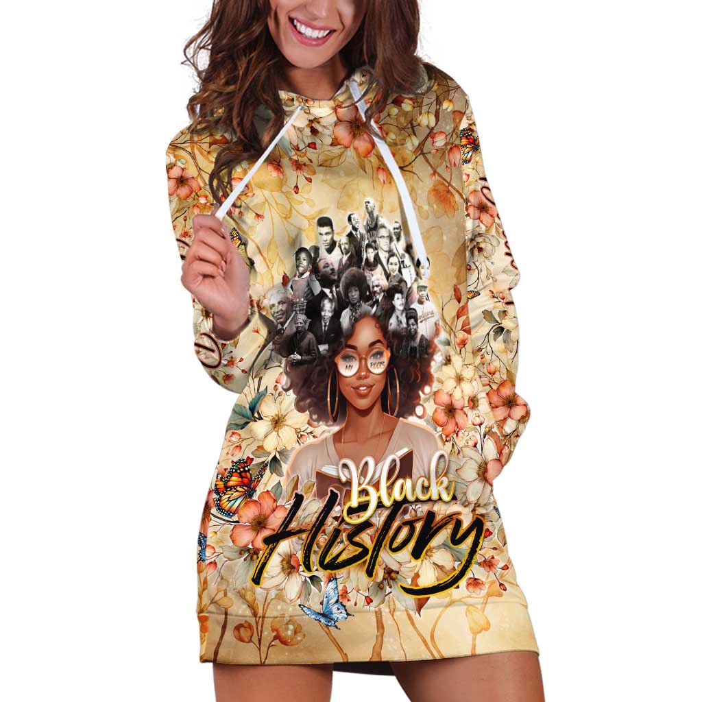 Black History My Roots Hoodie Dress Civil Rights Leaders African Women