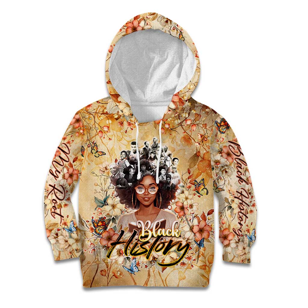 Black History My Roots Kid Hoodie Civil Rights Leaders African Women