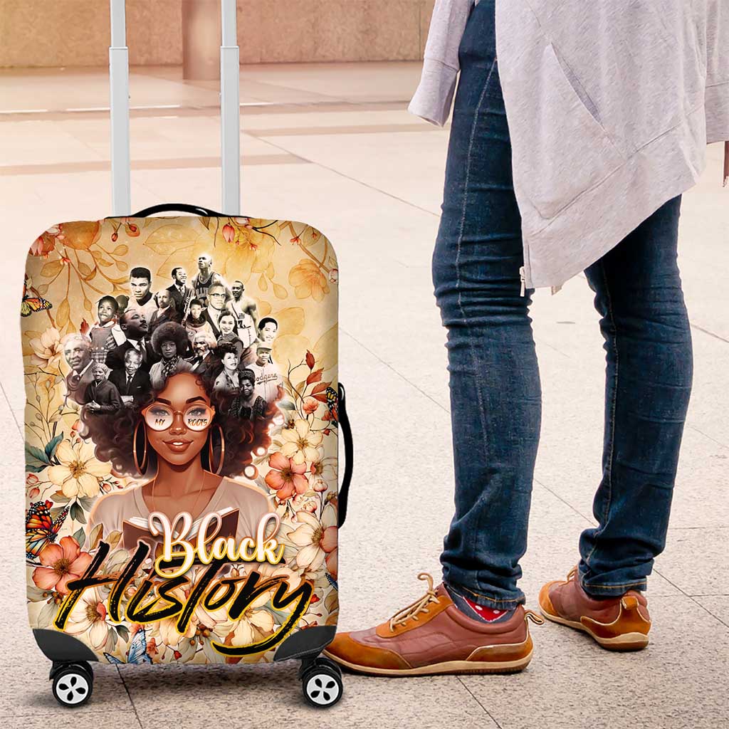 Black History My Roots Luggage Cover Civil Rights Leaders African Women