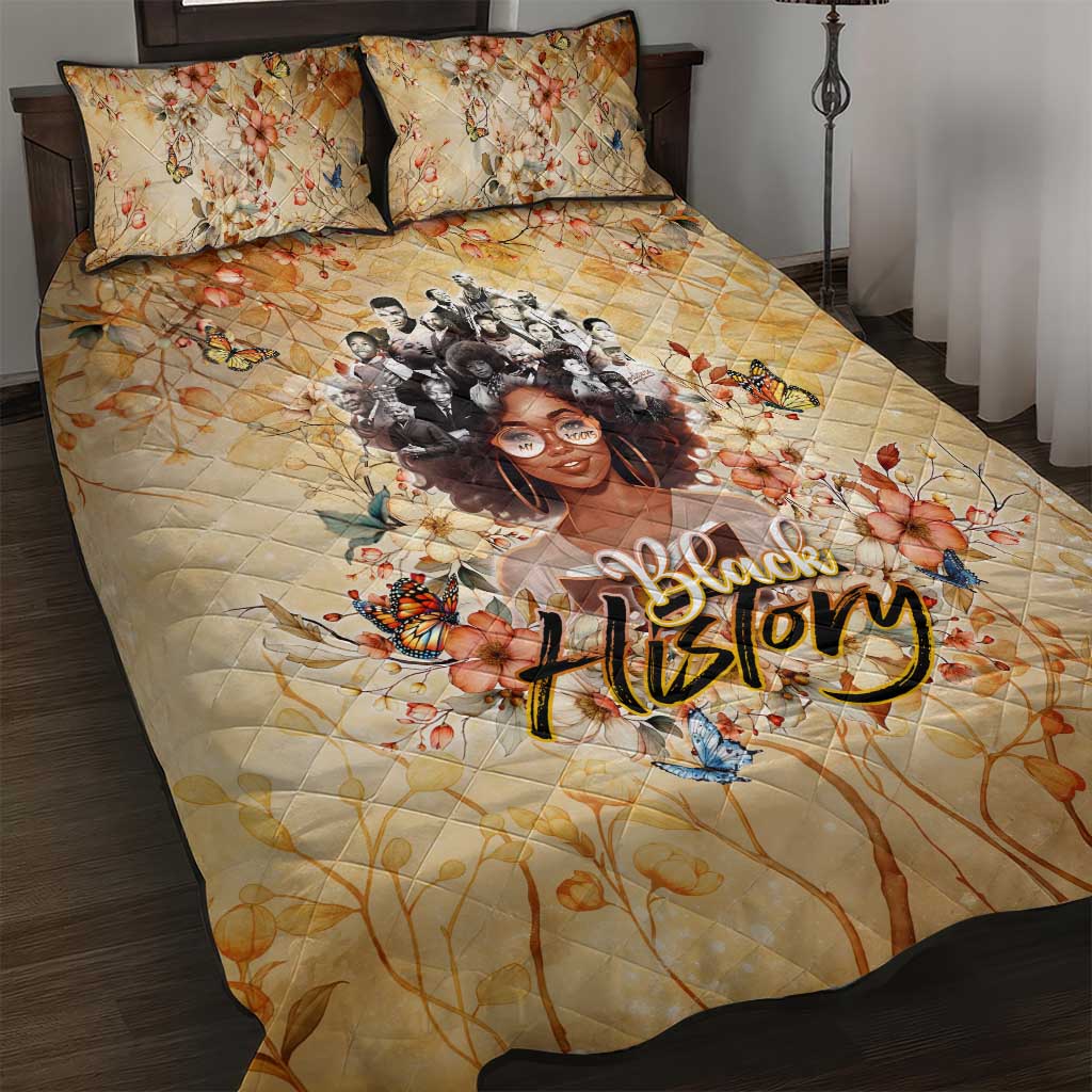 Black History My Roots Quilt Bed Set Civil Rights Leaders African Women