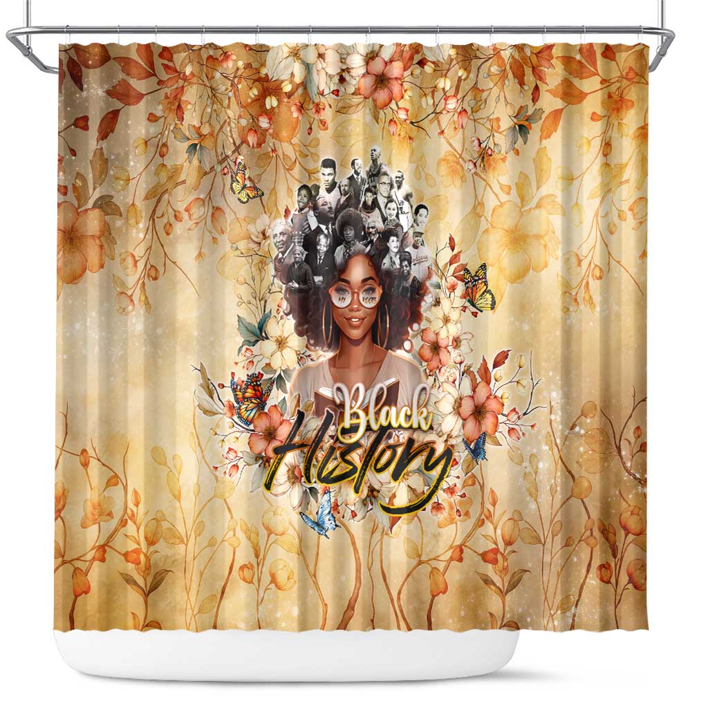 Black History My Roots Shower Curtain Civil Rights Leaders African Women